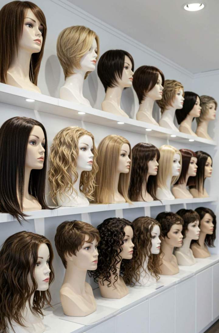 Vente de perruques médicales et extensions capillaires